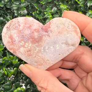 Beautiful Pink Amethyst Heart